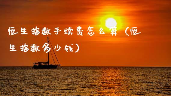 恒生指数手续费怎么算（恒生指数多少钱）_https://www.xyskdbj.com_期货学院_第1张