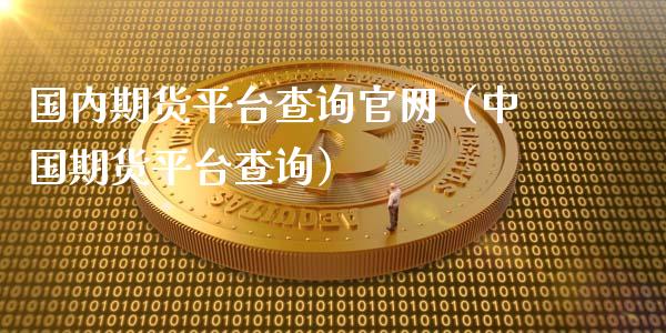 国内期货平台查询官网（中国期货平台查询）_https://www.xyskdbj.com_期货学院_第1张