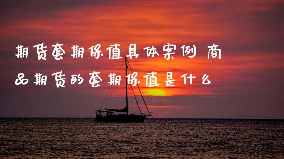 期货套期保值具体案例 商品期货的套期保值是什么_https://www.xyskdbj.com_期货学院_第1张