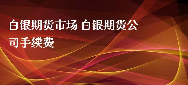 白银期货市场 白银期货公司手续费_https://www.xyskdbj.com_期货行情_第1张