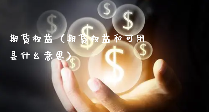 期货权益（期货权益和可用是什么意思）_https://www.xyskdbj.com_原油行情_第1张