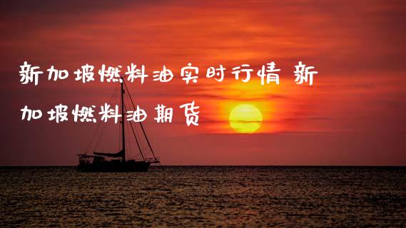 新加坡燃料油实时行情 新加坡燃料油期货_https://www.xyskdbj.com_期货行情_第1张
