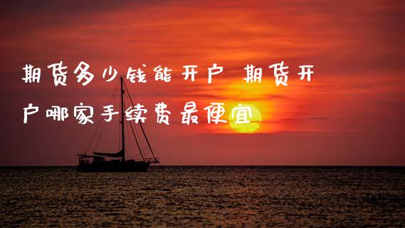 期货多少钱能开户 期货开户哪家手续费最便宜_https://www.xyskdbj.com_期货学院_第1张