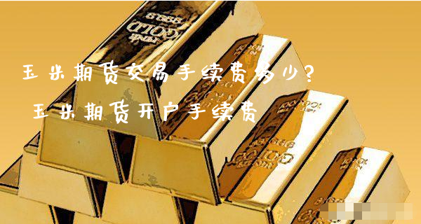 玉米期货交易手续费多少? 玉米期货开户手续费_https://www.xyskdbj.com_原油直播_第1张