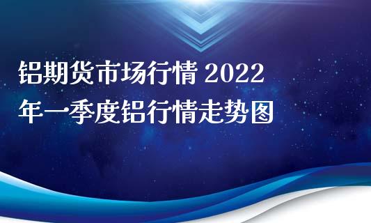 铝期货市场行情 2022年一季度铝行情走势图_https://www.xyskdbj.com_期货平台_第1张
