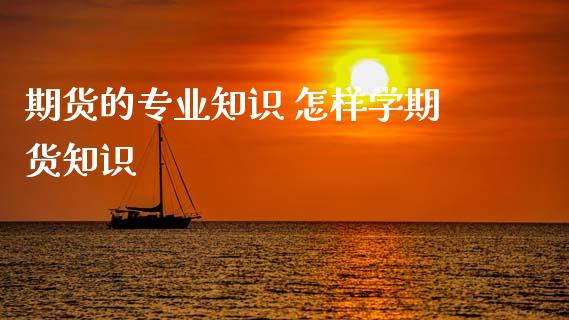 期货的专业知识 怎样学期货知识_https://www.xyskdbj.com_期货手续费_第1张