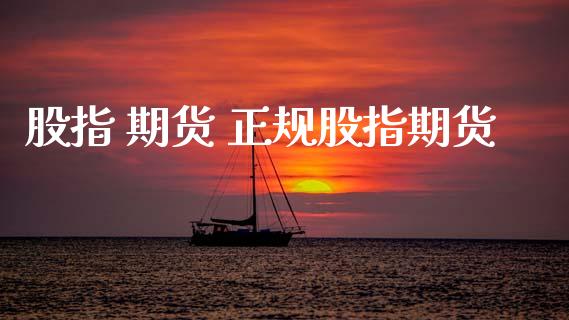 股指 期货 正规股指期货_https://www.xyskdbj.com_期货学院_第1张