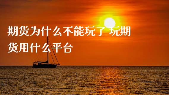 期货为什么不能玩了 玩期货用什么平台_https://www.xyskdbj.com_期货手续费_第1张